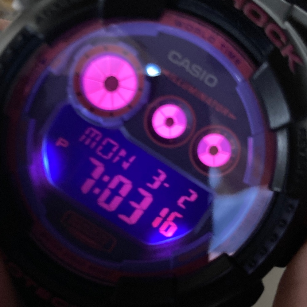 Casio Gshock, GD-120N, purple pink black, working battery, light works - Picture 15 of 15